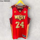 KOBE BRYANT WEST ALL STARS 2011 ADIDAS NBA SWINGMAN JERSEY