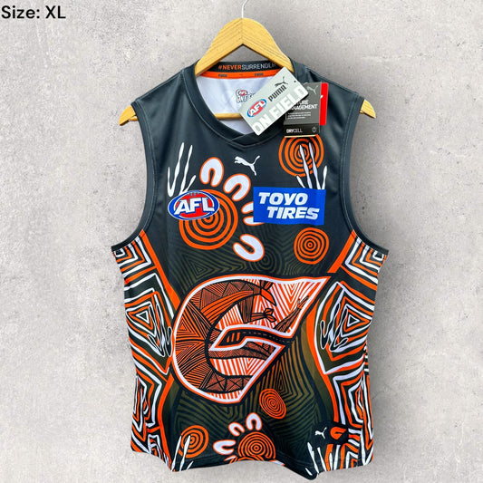 GREATER WESTERN SYDNEY GIANTS 2024 PUMA INDIGENOUS GUERNSEY BRAND NEW WITH TAGS