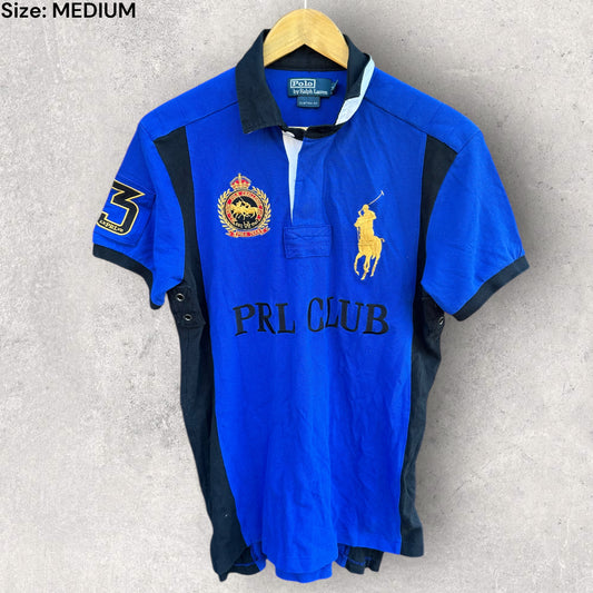 RALPH LAUREN POLO CLUB BLUE POLO SHIRT