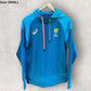 CRICKET AUSTRALIA ASICS BLUE HOODED JUMPER