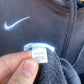 NIKE CLUB FLEECE BLACK HOODED JUMPER