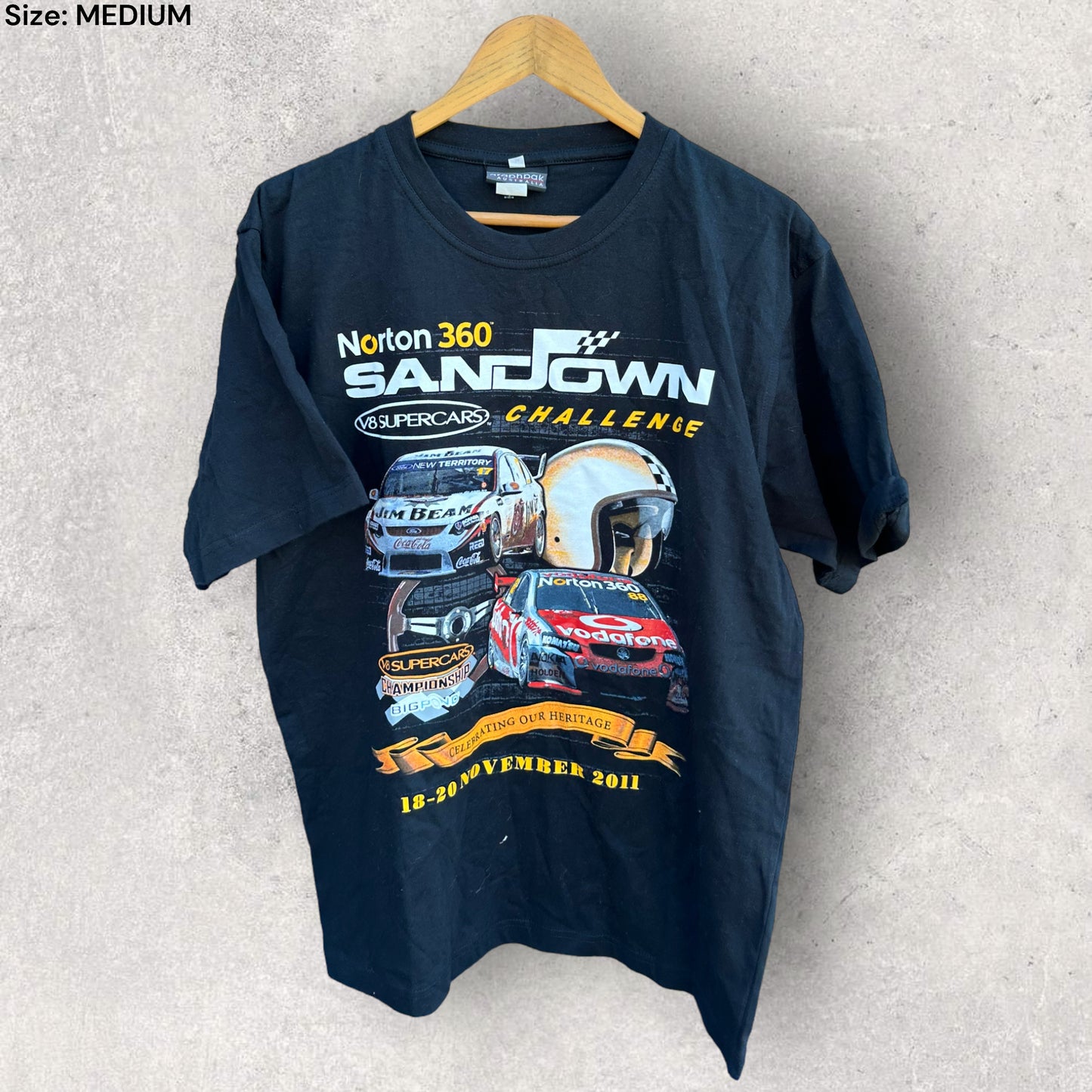 SANDOWN CHALLENGE V8 SUPERCARS 2011 SHIRT