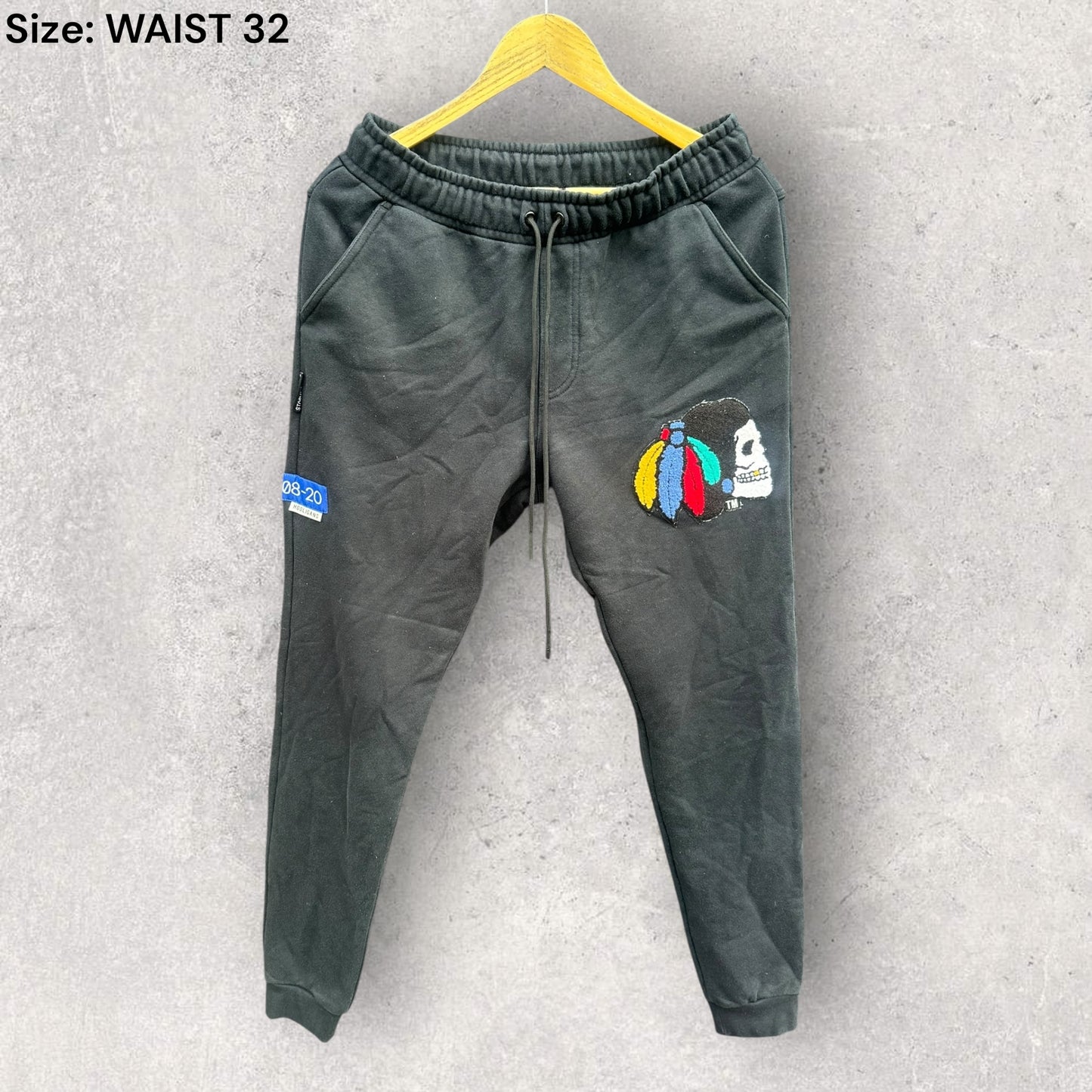 Stashhouse black cotton track pants