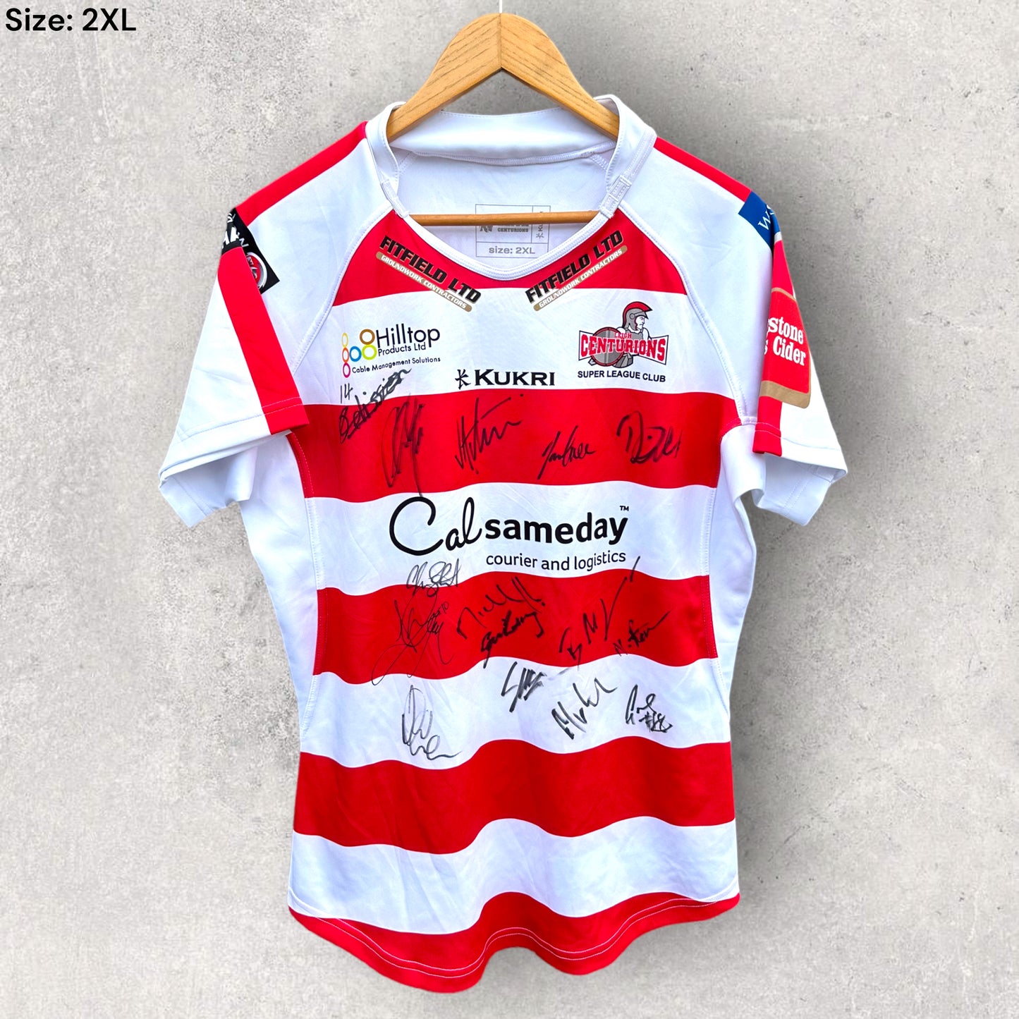 LEIGH CENTURIONS SIGNED JERSEY