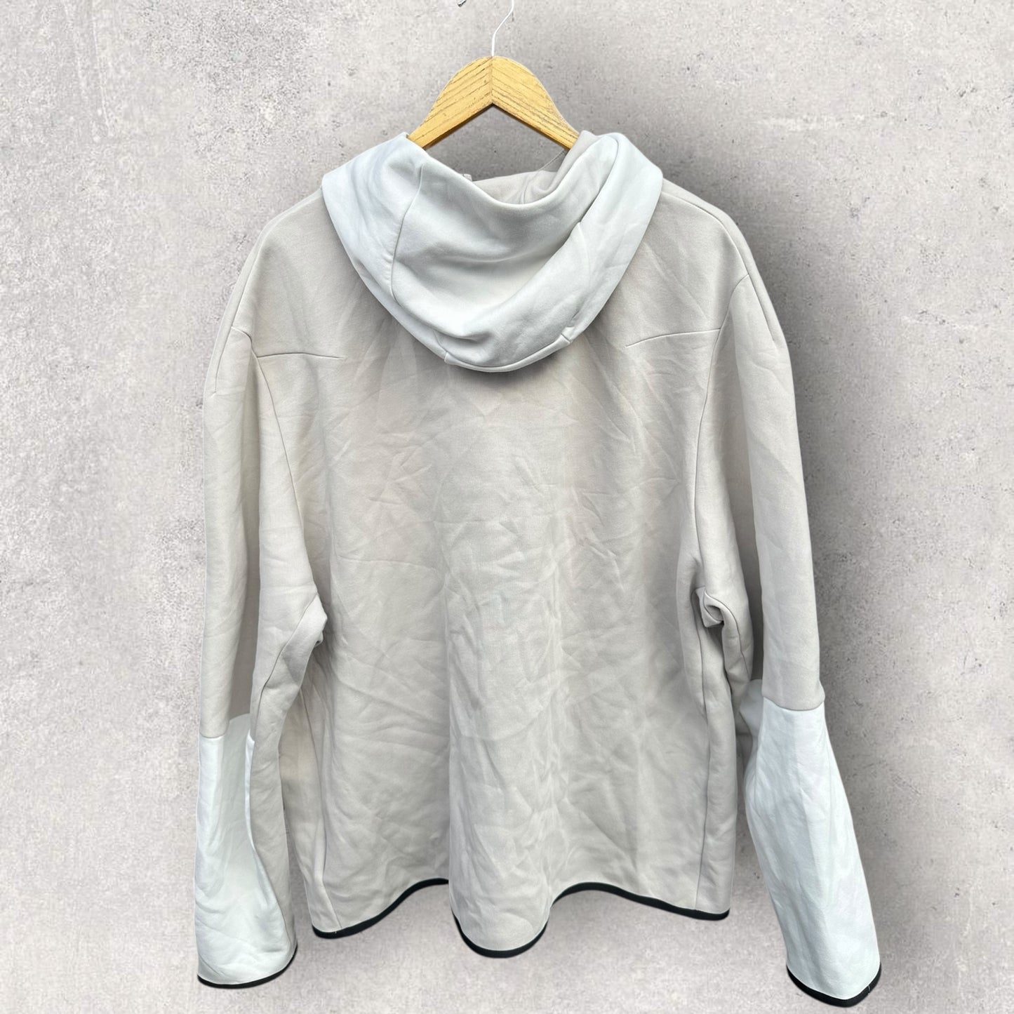 NIKE TECH FLEECE WINDRUNNER JACKET WHITE/IRON GREY & BALLISTIC BLUE