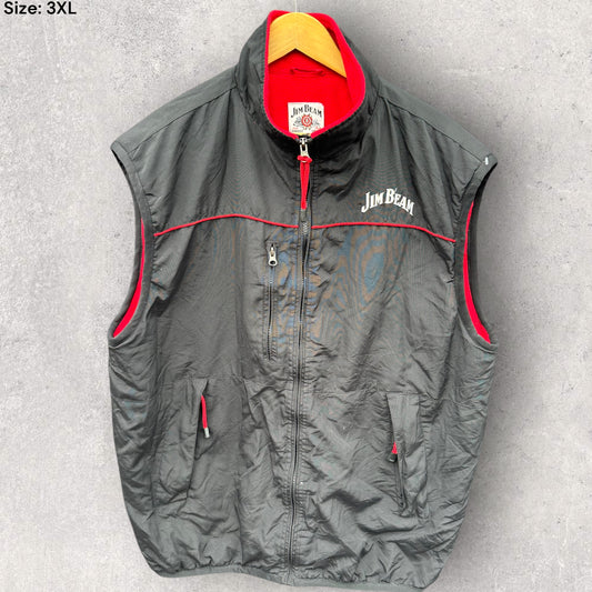 JIM BEAM SLEEVELESS FLEECE VEST