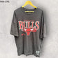 CHICAGO BULLS MITCHELL AND NESS BLACK NBA SHIRT