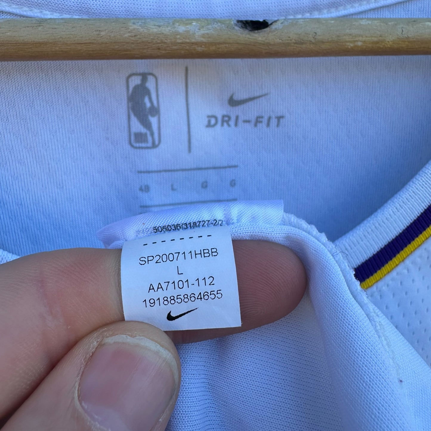 Anthony Davis LA Lakers Nike Swingman NBA White Jersey