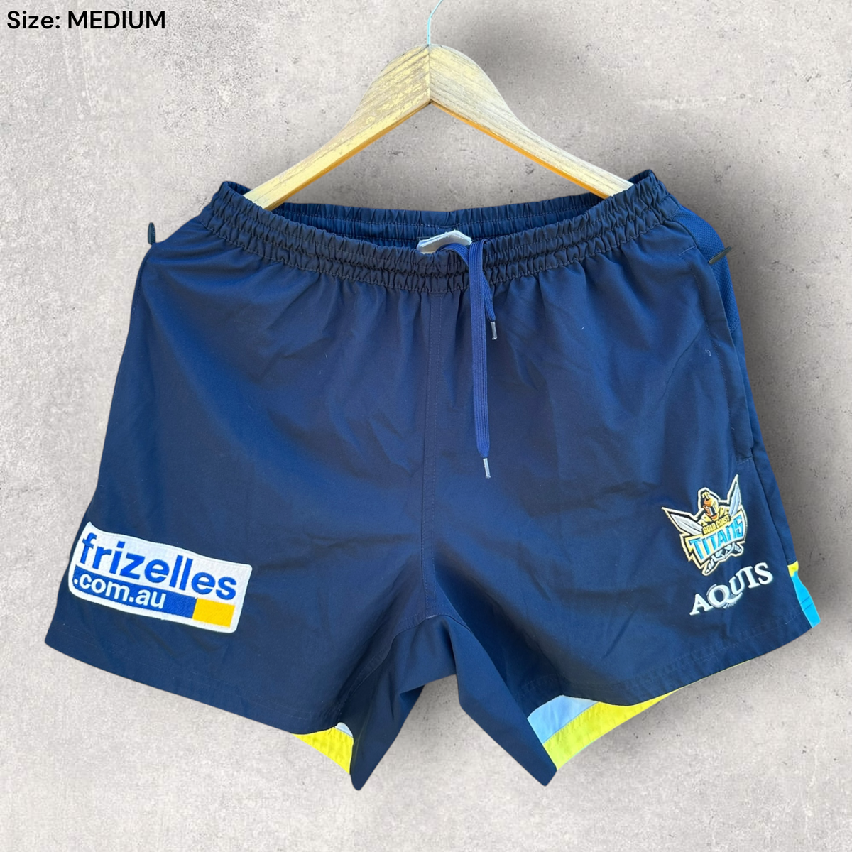 Gold Coast Titans Navy Blue NRL Training Shorts