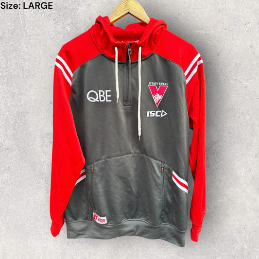 SYDNEY SWANS ISC ON FIELD HOODED JUMPER