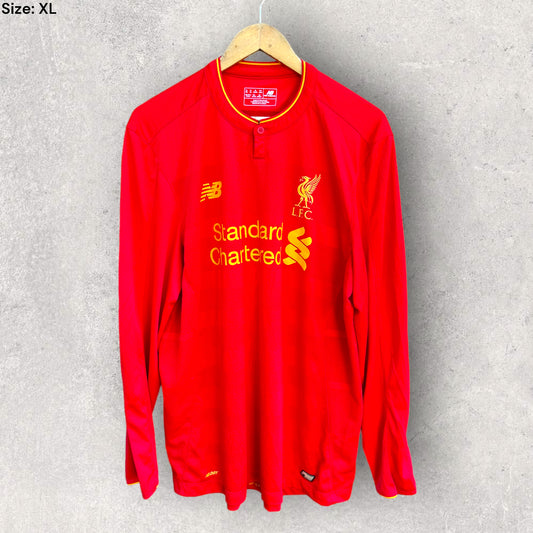 LIVERPOOL FC 2016-2017 LONG SLEEVE HOME JERSEY