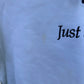 NIKE JUST DO IT WHITE PULLOVER HOODED JUMPER
