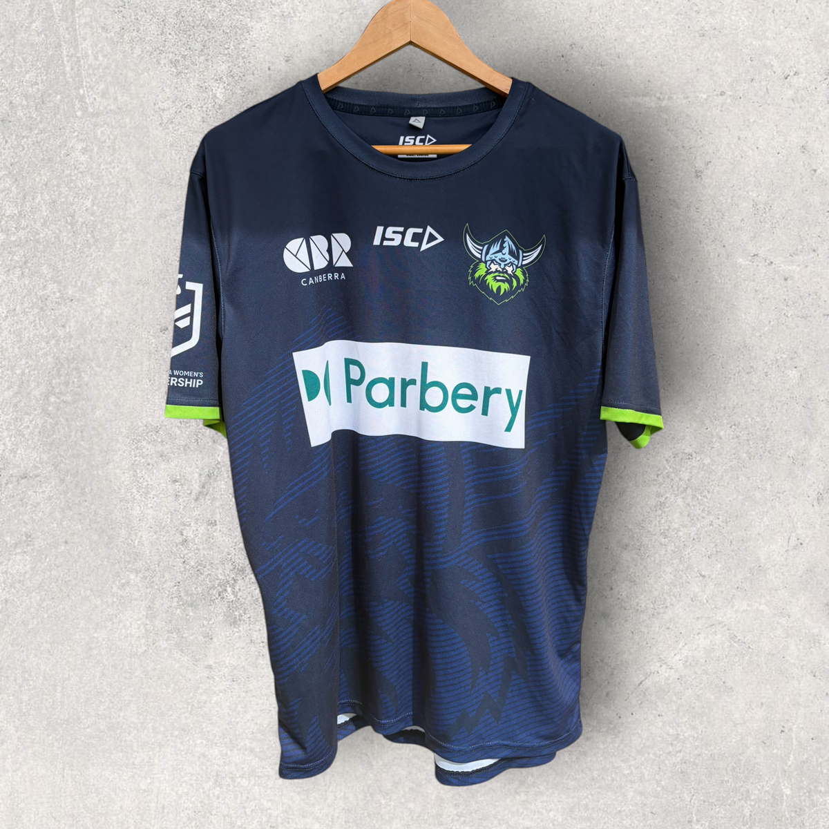 Canberra Raiders NRLW ISC Blue Training Shirt