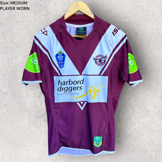 MANLY WARRINGAH SEA EAGLES NSW CUP PLAYER ISSUED #7 JERSEY