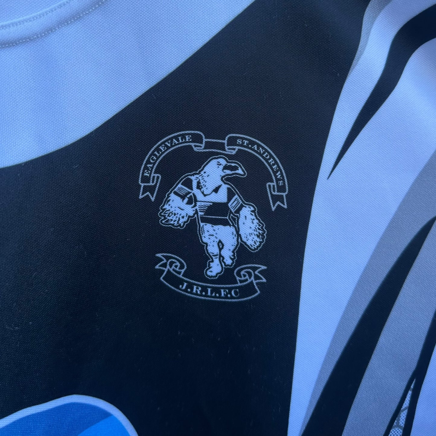 EAGLE VALE ST ANDREWS MAGPIES LOCAL RUGBY LEAGUE JERSEY