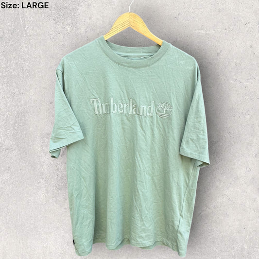 TIMBERLAND GREEN SHORT SLEEVE SHIRT