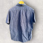 RALPH LAUREN POLO SEERSUCKER BLUE SHORT SLEEVE SHIRT