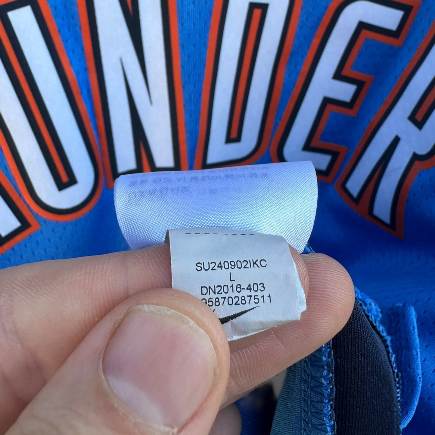 SHAI GILGEOUS-ALEXANDER OKLAHOMA CITY THUNDER NIKE NBA SWINGMAN JERSEY