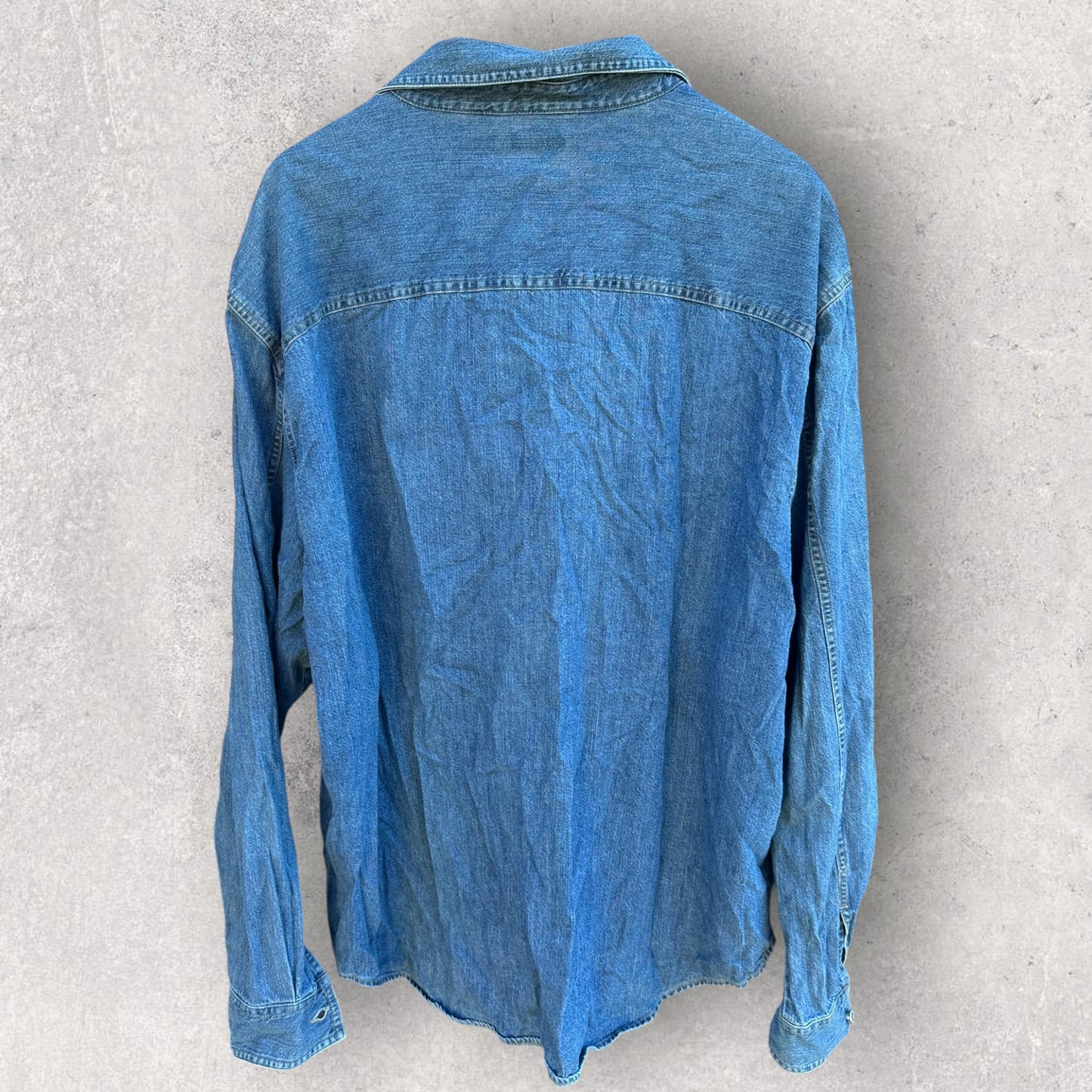 LEVI JEANS DENIM LONG SLEEVE BUTTON UP SHIRT