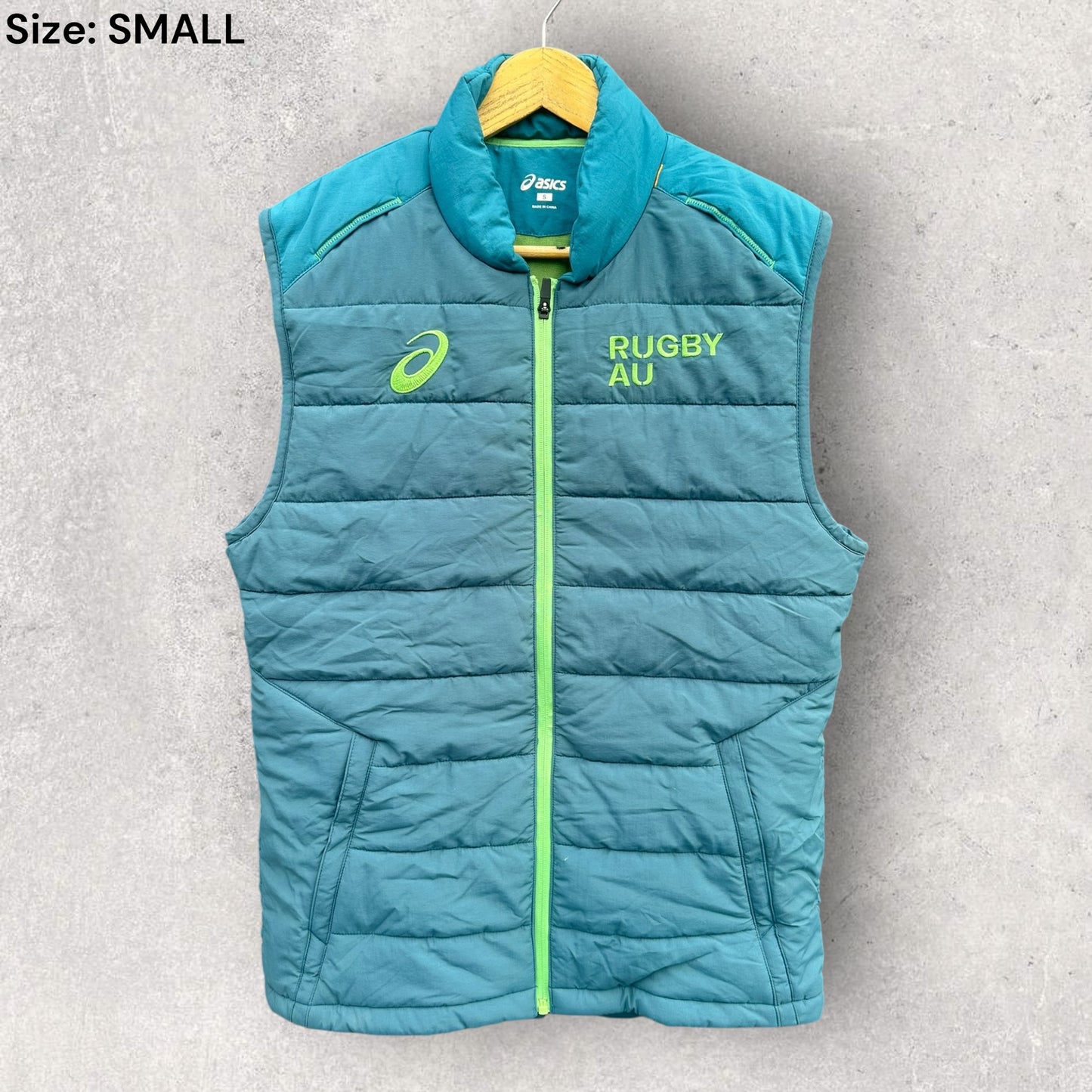 Rugby Australia AU ASICS Green Padded Vest