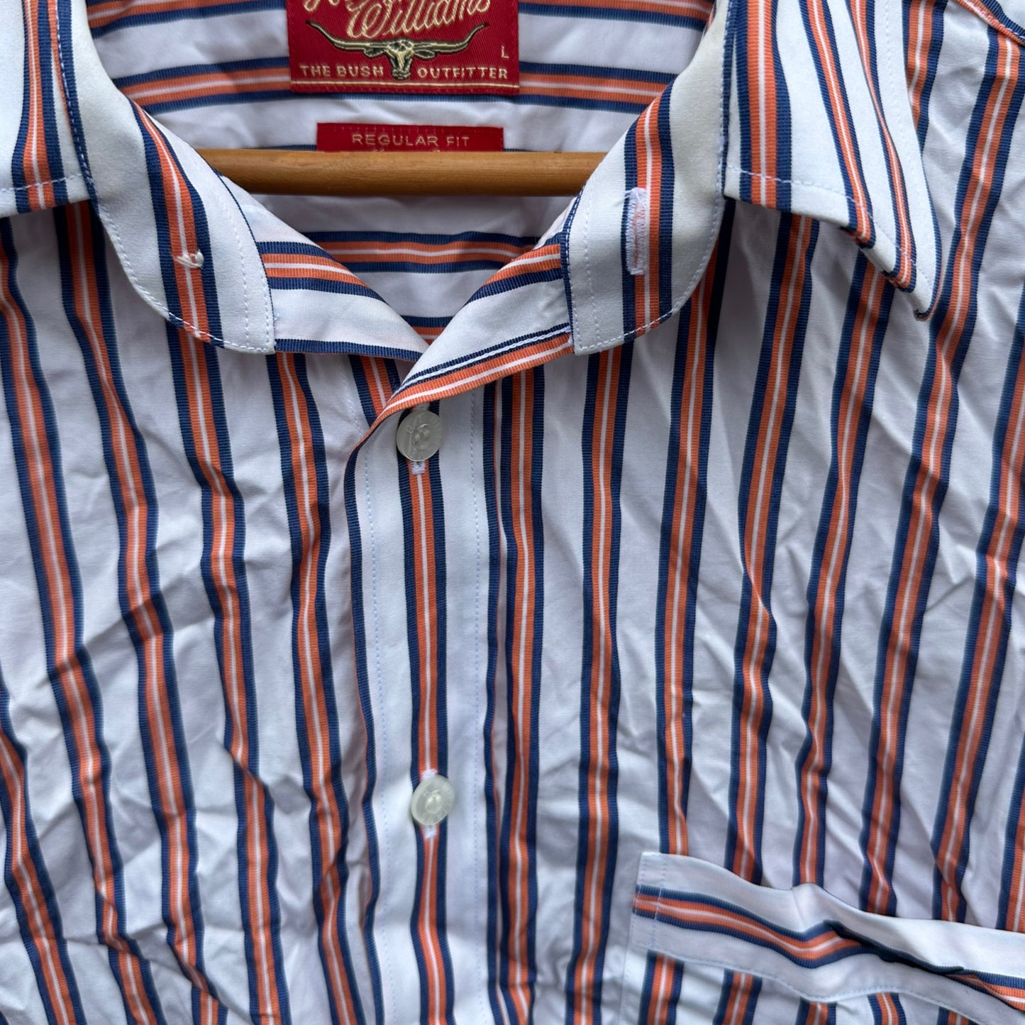 RM WILLIAMS VINTAGE STRIPPED DRESS SHIRT