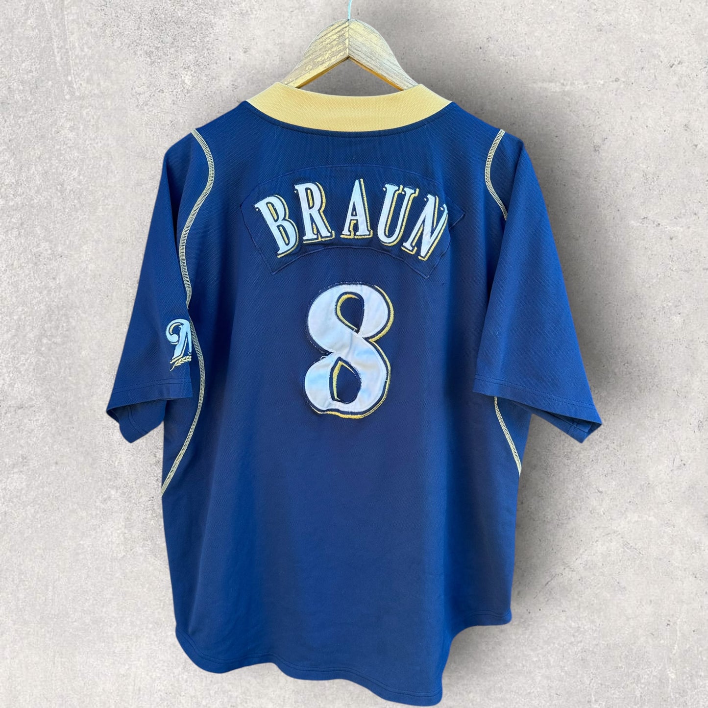 Milwaukee Brewers Ryan Braun Nike MLB Baseball Blue Jersey