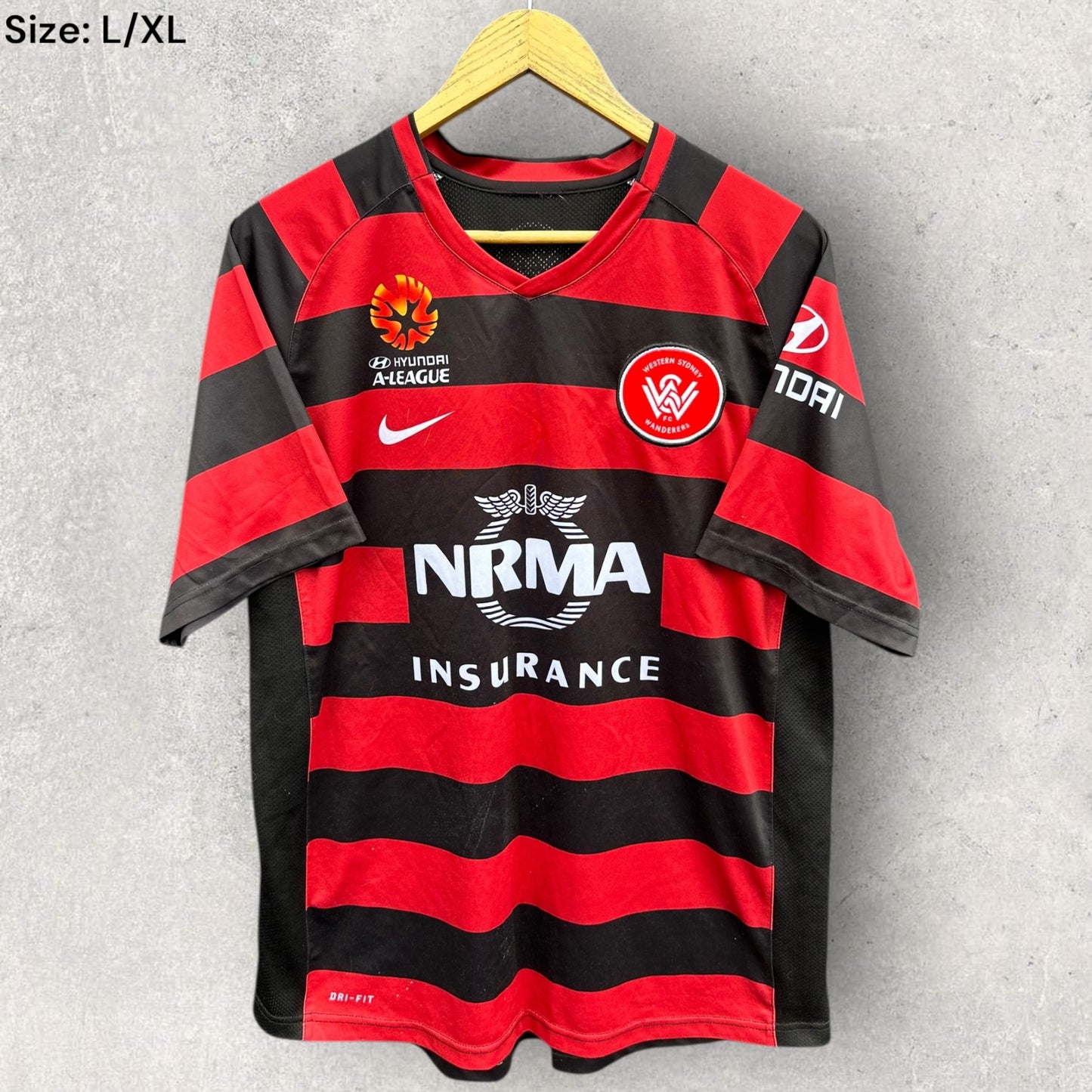 WESTERN SYDNEY WANDERERS 2012-2013 NIKE HOME JERSEY