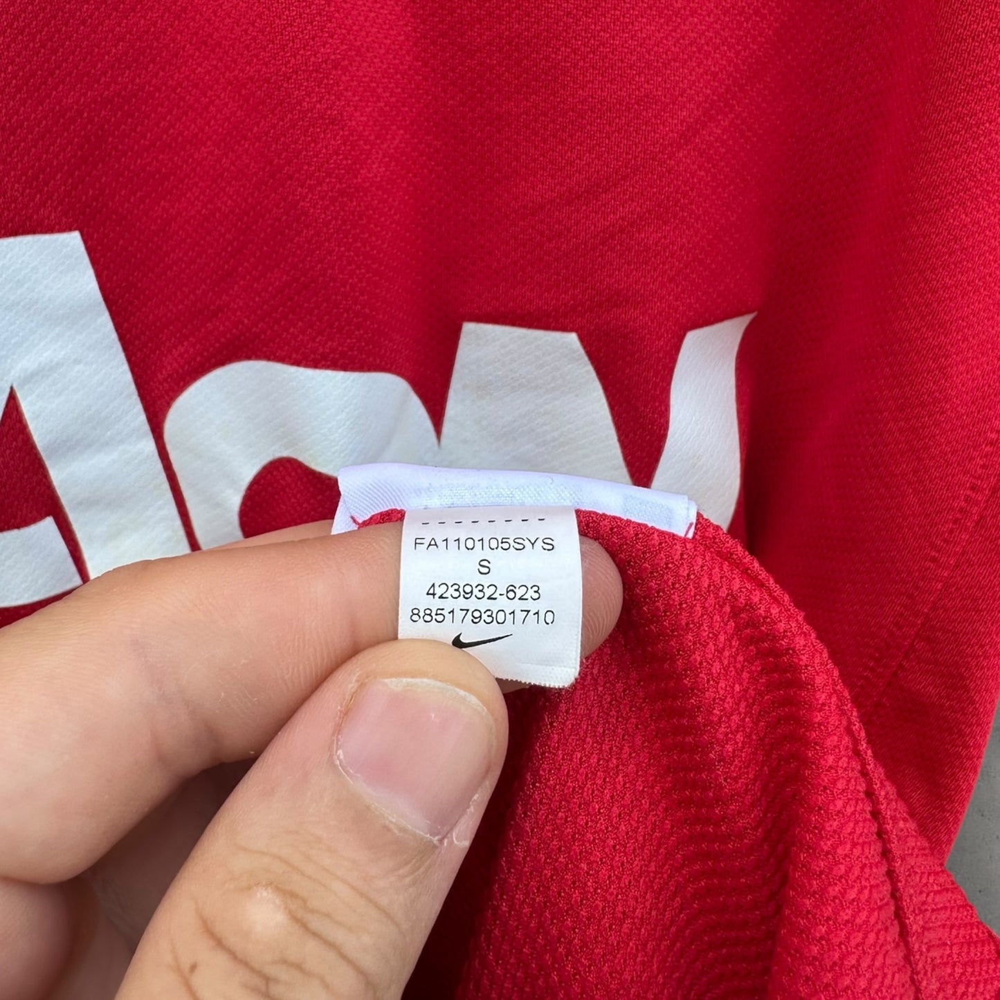 MANCHESTER UNITED 2011-2012 NIKE HOME FOOTBALL JERSEY