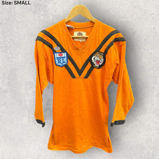 BALMAIN TIGERS NSWRL VINTAGE CLASSIC LONG SLEEVE RUGBY LEAGUE JERSEY