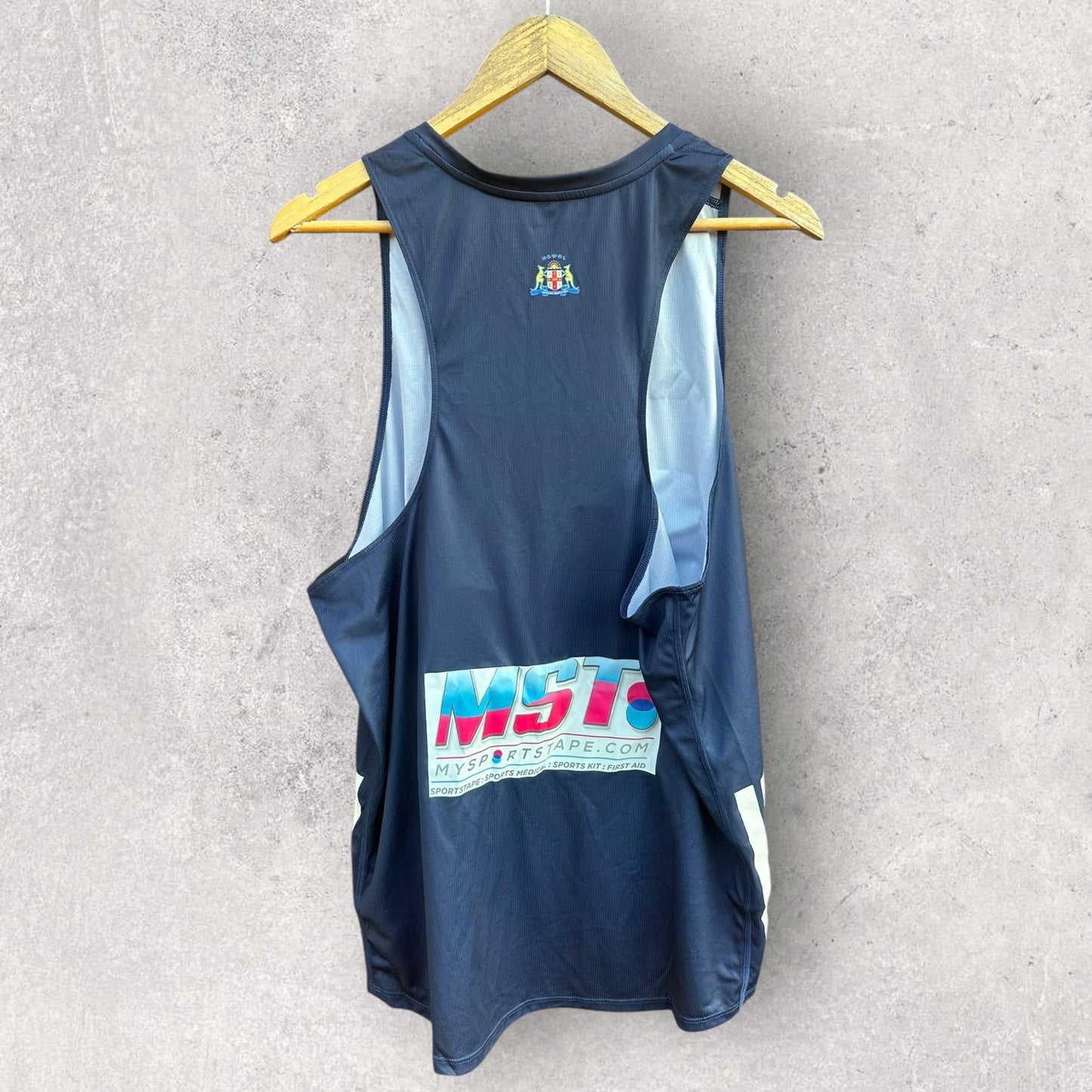 NSW RUGBY LEAGUE REFEREES ADIDAS TRAINING SINGLET