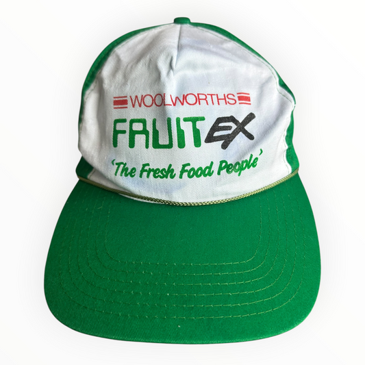 Woolworths Fruit Ex ‘The Fresh Food People’ Vintage Snap Back Hat Cap
