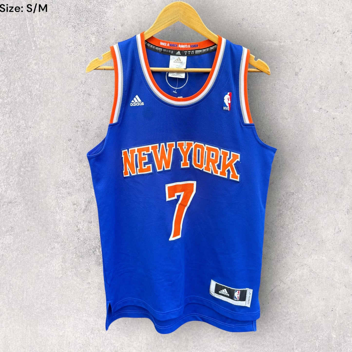 CARMELO ANTHONY NEW YORK KNICKS 2014 ADIDAS SWINGMAN NBA JERSEY