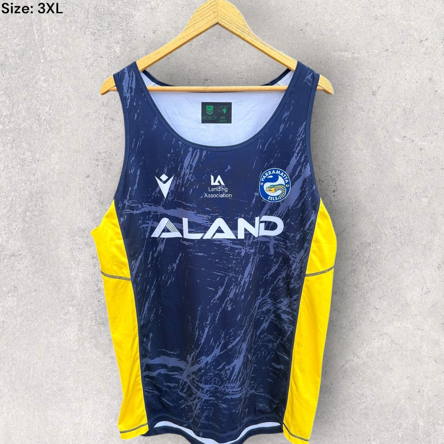PARRAMATTA EELS MACRON TRAINING SINGLET