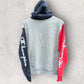 CHAMPION REVERSE WEAVE COLORBLOCK PULLOVER HOODIE SWEATSHIRT
