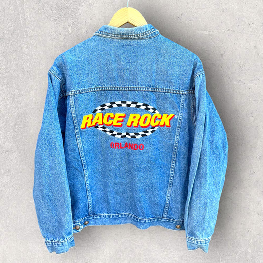 RACE ROCK ORLANDO BLUE DENIM JACKET