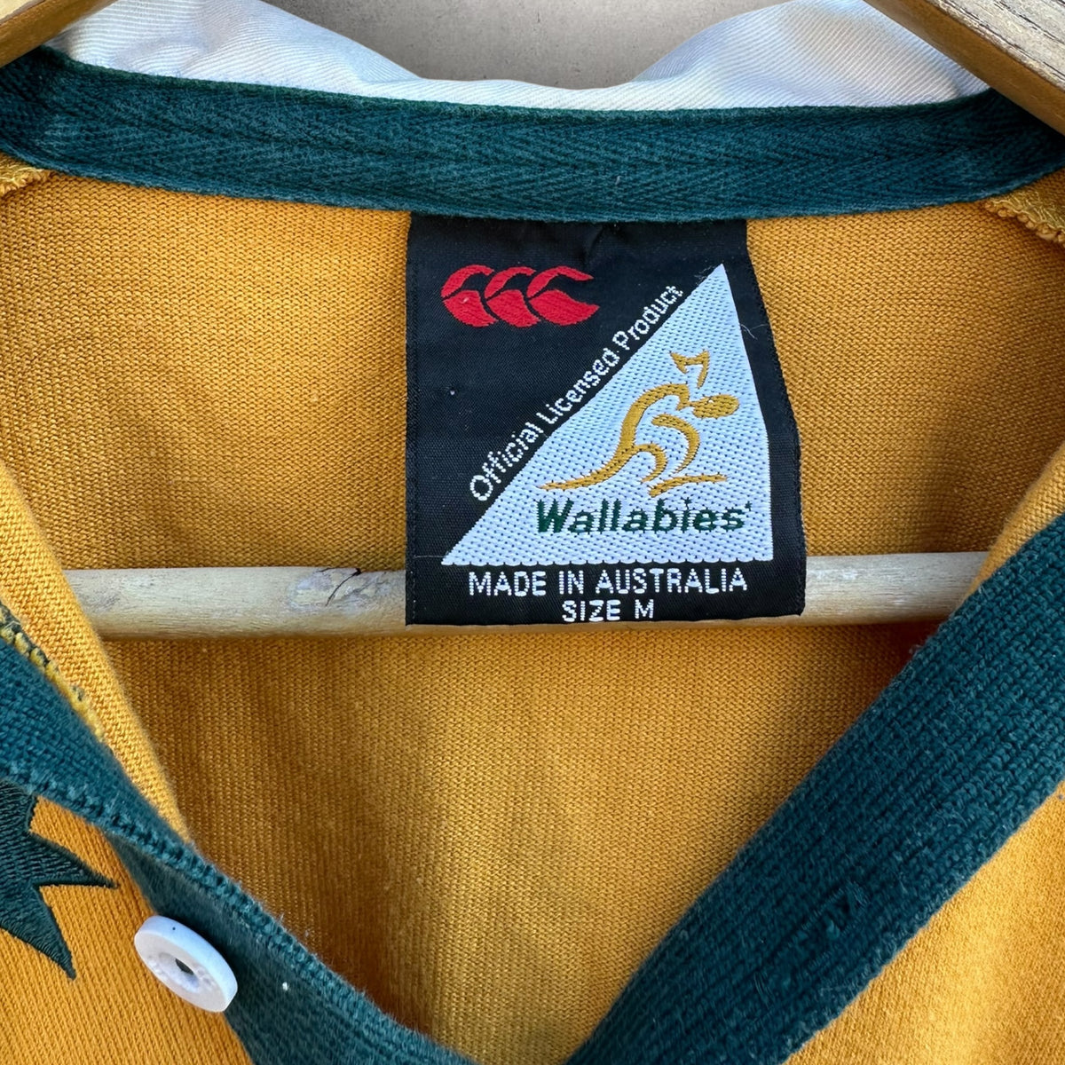 Australian Wallabies 2003 Rugby World Cup Canterbury Vintage Long Sleeve Union Jersey
