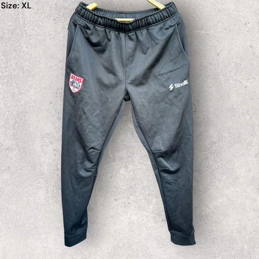NORTH SYDNEY BEARS SINALLI PLAYER ISSUED TRACK PANTS ISSUE TO AITASI JAMES