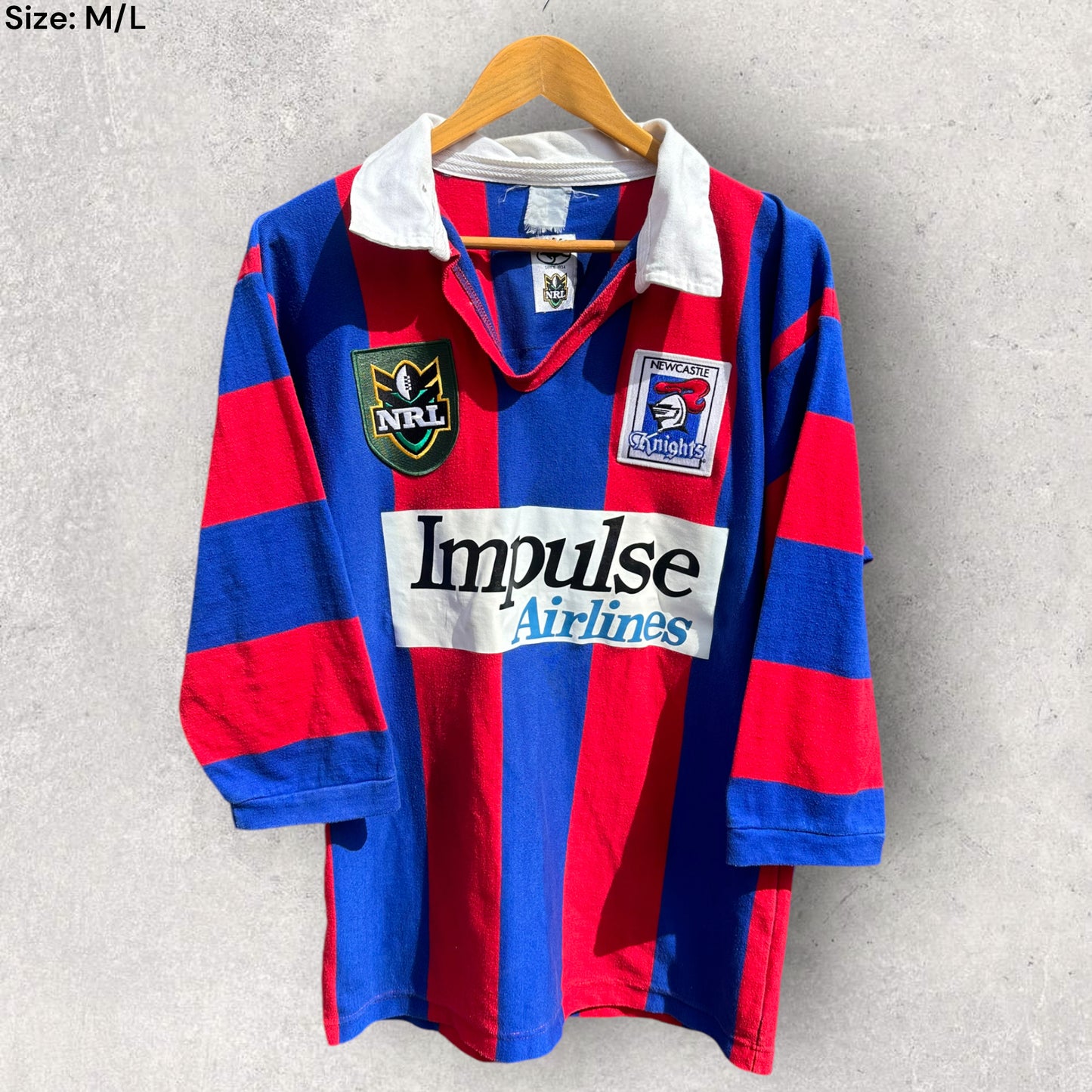 NEWCASTLE KNIGHTS 1998 HOME JERSEY