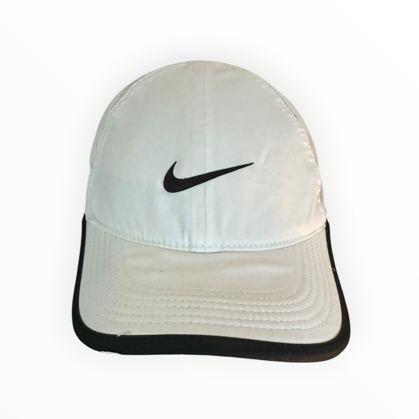 Nike Dri-Fit Featherlight White Running Hat Cap
