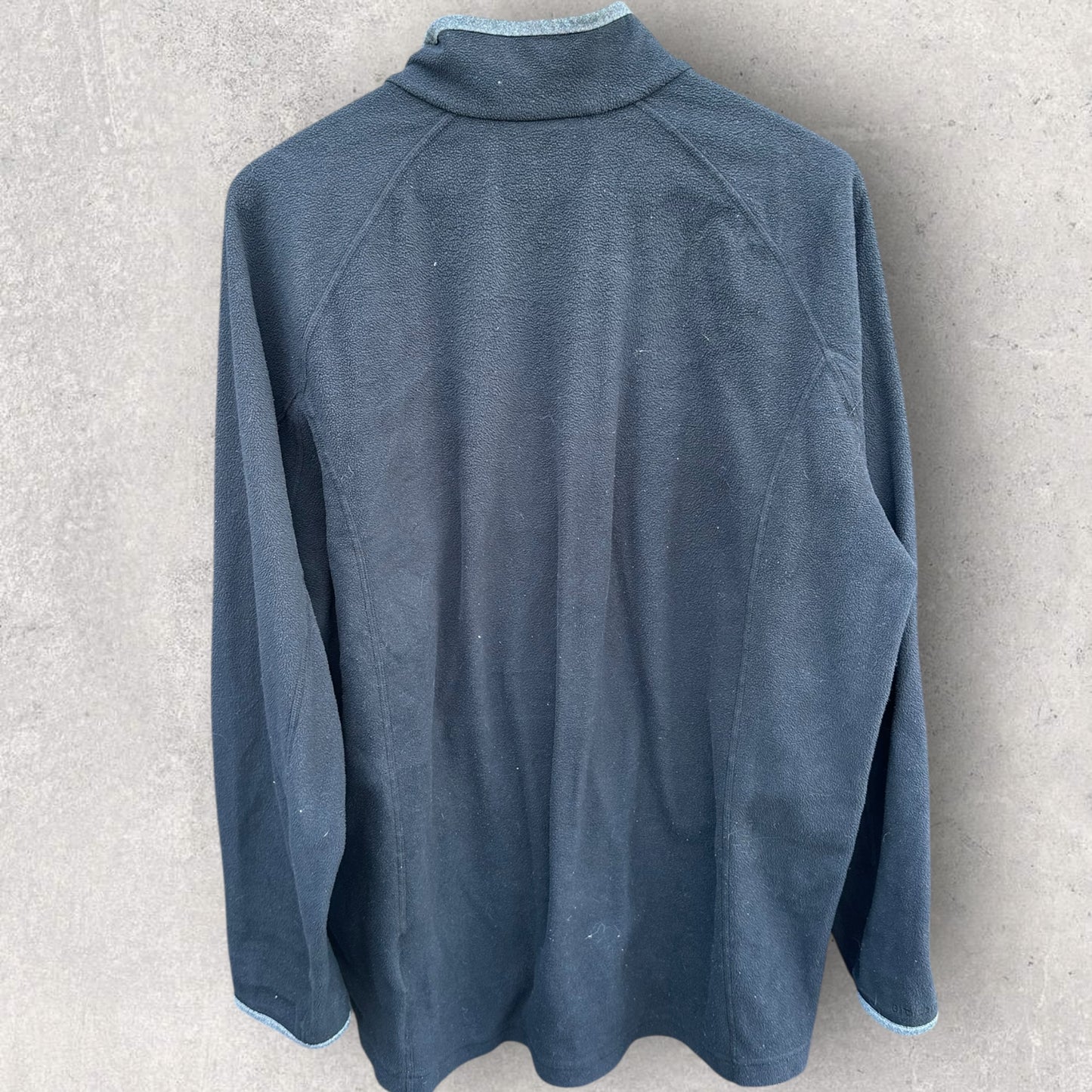 KATHMANDU HALF ZIP BLACK FLEECE JUMPER