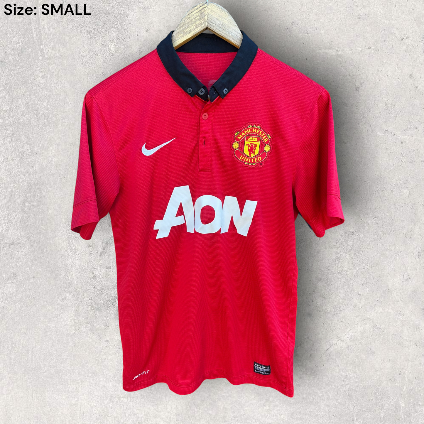 Manchester United 2013-2014 Nike Home Red Football Jersey