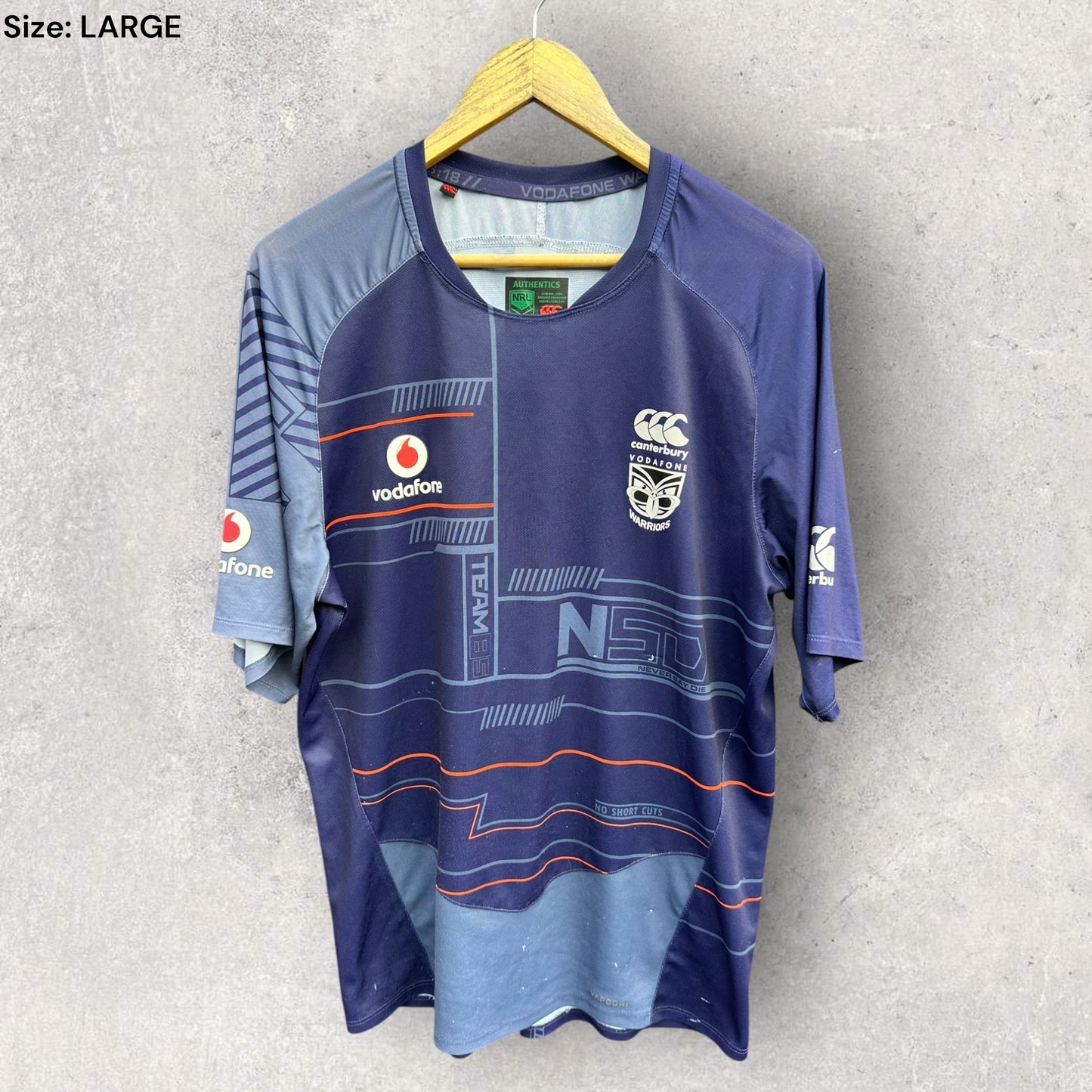 NEW ZEALAND WARRIORS CANTERBURY TRAINING SHIRT