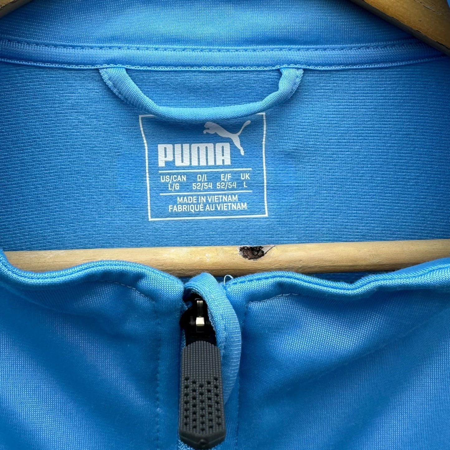 SYDNEY FC PUMA SKY BLUE FULL ZIP FOOTBALL JACKET