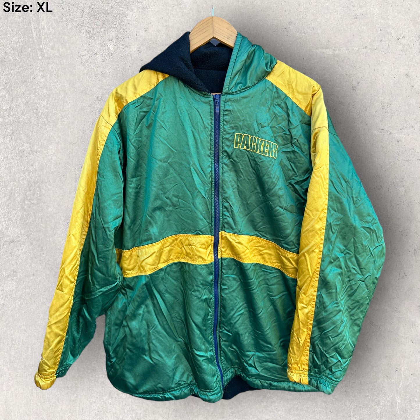 GREEN BAY PACKERS REEBOK VINTAGE REVERSE JACKET