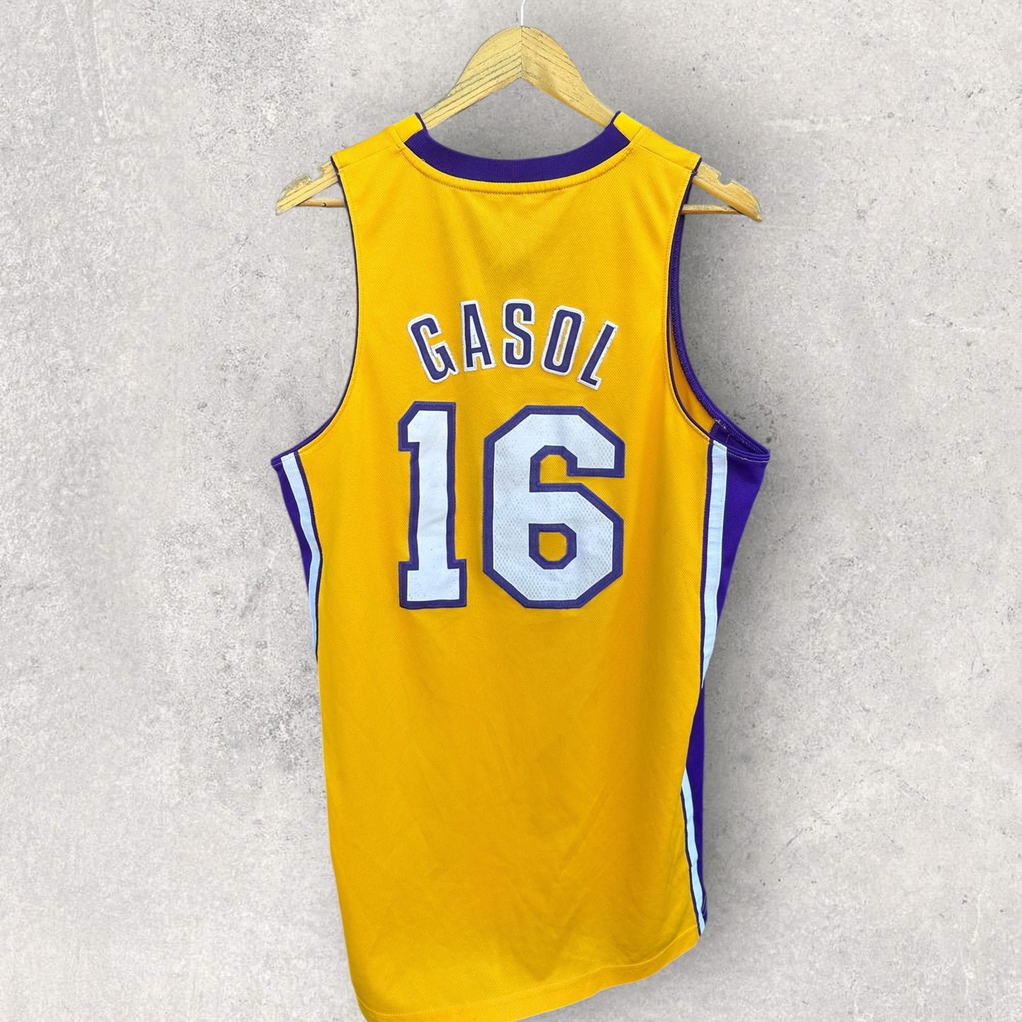PAU GASOL LA LAKERS 2011 ADIDAS SWINGMAN JERSEY