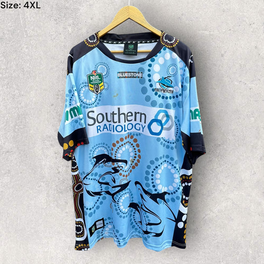 CRONULLA SHARKS 2015 INDIGENOUS JERSEY