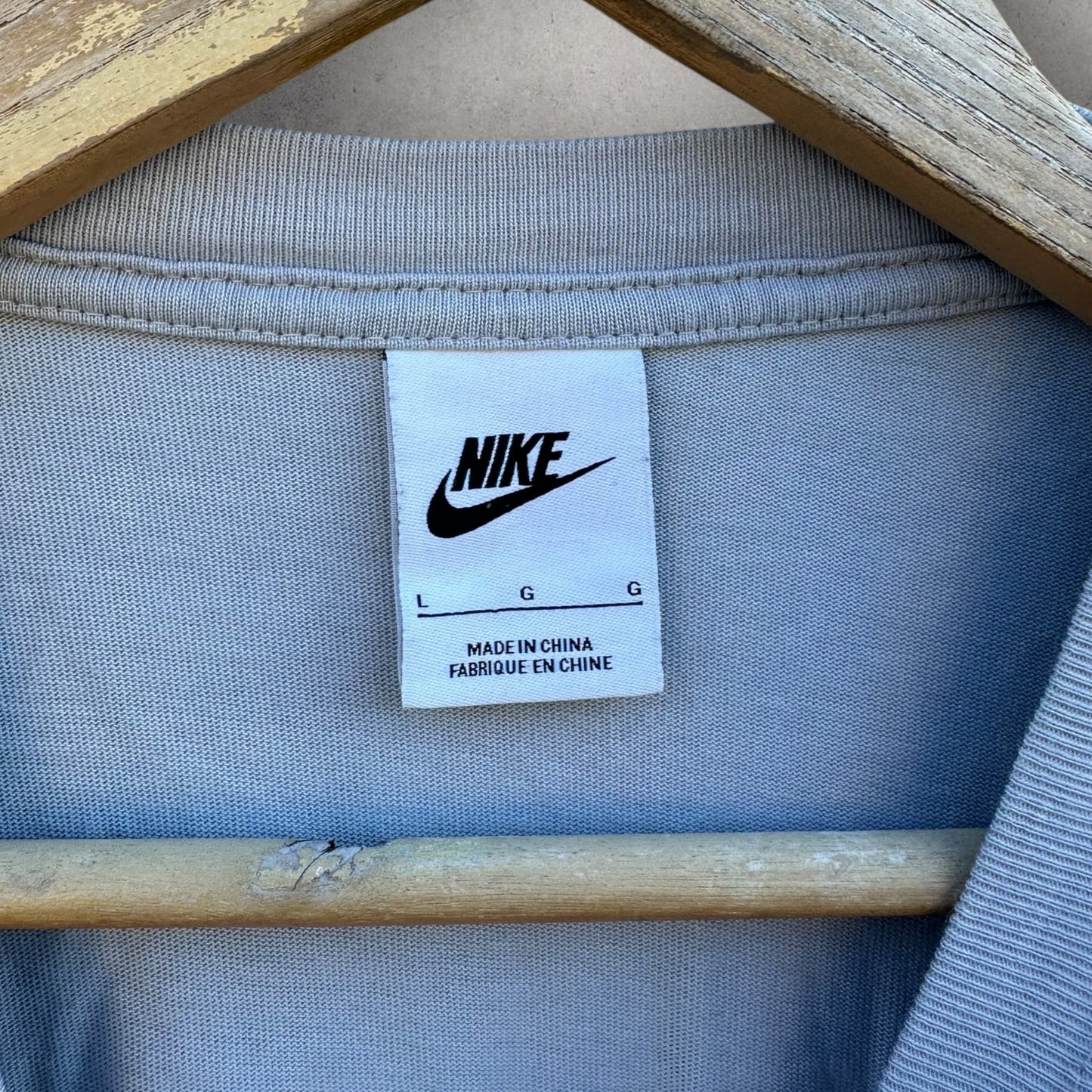 NIKE TN AIR GREY SHORT SLEEVE SHIRT