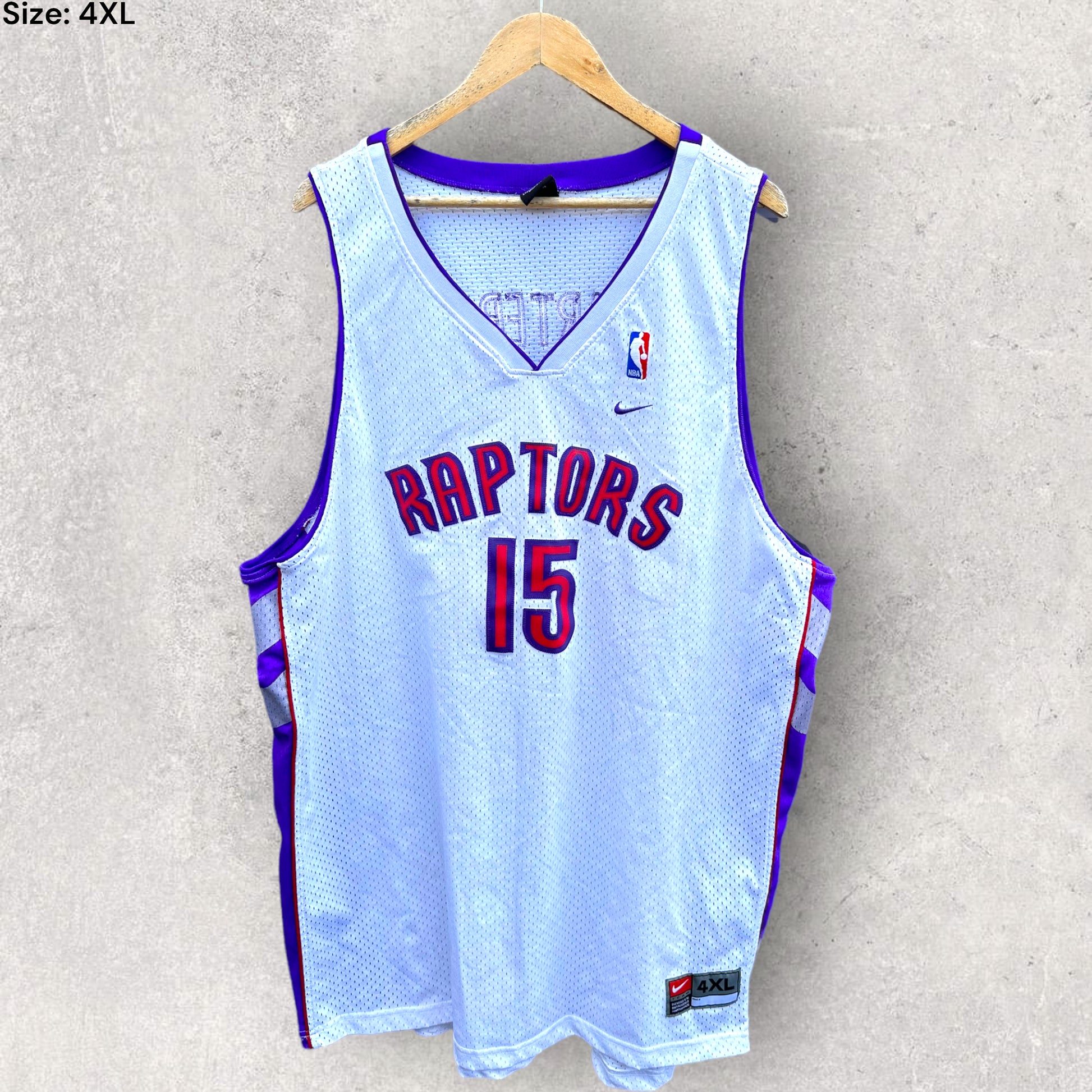 VINCE CARTER TORONTO RAPTORS VINTAGE NIKE JERSEY – THRILLOFTHETHRIFT