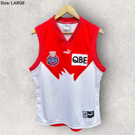 Sydney Swans Puma 2005 Premiers AFL Guernsey