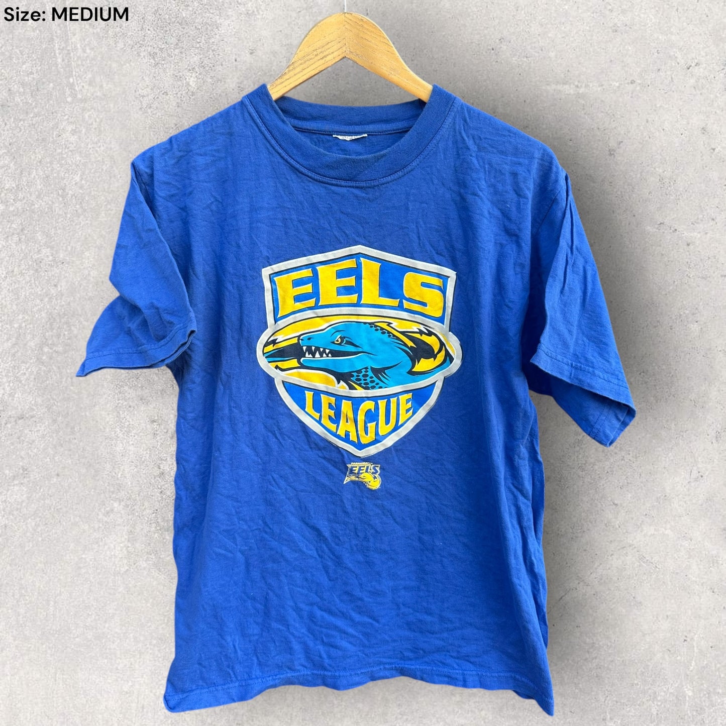 PARRAMATTA EELS VINTAGE RUGBY LEAGUE BLUE SHIRT